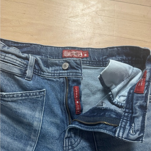 Lucky Brand Wide-Leg Blue Denim Jeans women’s size 27 - Picture 2 of 4